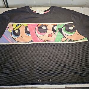 Cartoon Network Power Puff Girl's Junior Top Size XL